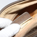 GUCCI GG Supreme Web Sherry Line Bag PVC Beige Gold 116 02 006 Auth 157857-12