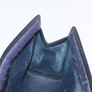 GUCCI GG Supreme Sherry Line Clutch Bag PVC Navy Gold Red 89 01 002 Auth 157859-14