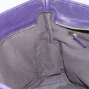 FENDI Zucca Canvas Tote Bag Black Brown Purple Auth 157871-20