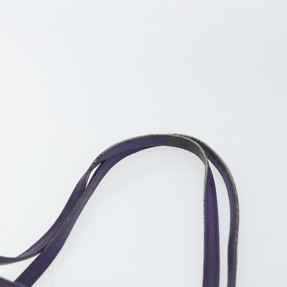 FENDI Zucca Canvas Tote Bag Black Brown Purple Auth 157871