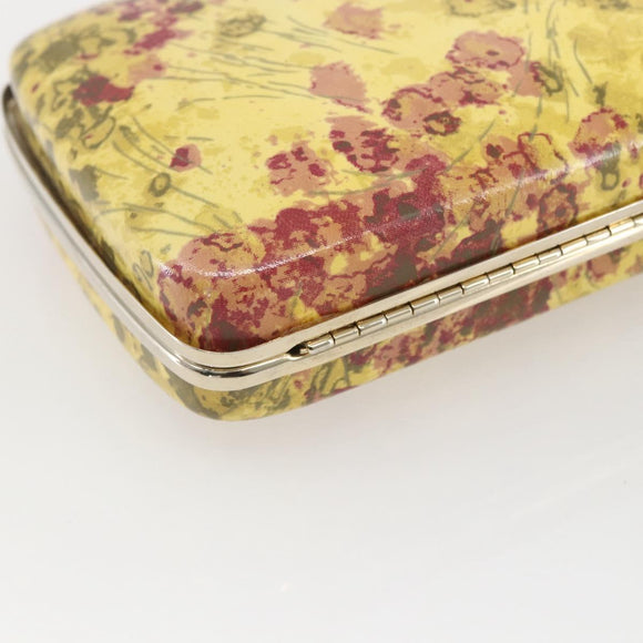 BALLY Chain Shoulder Bag Leather Multicolor Gold Auth 157876