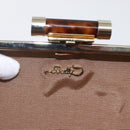 BALLY Chain Shoulder Bag Leather Multicolor Gold Auth 157876-10