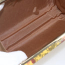 BALLY Chain Shoulder Bag Leather Multicolor Gold Auth 157876-11