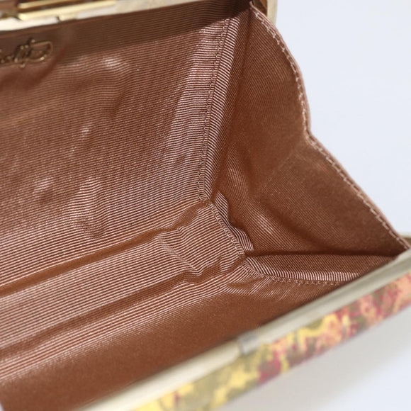 BALLY Chain Shoulder Bag Leather Multicolor Gold Auth 157876