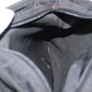 PRADA Shoulder Bag Nylon Black Silver Auth 157878-20