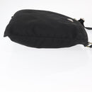 PRADA Shoulder Bag Nylon Black Silver Auth 157878-3