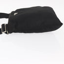 PRADA Shoulder Bag Nylon Black Silver Auth 157878-4