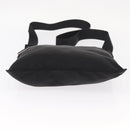 PRADA Shoulder Bag Nylon Black Silver Auth 157878-5
