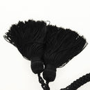 PRADA Hand Bag Satin Blue Gold Auth 157879V-11