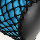 PRADA Hand Bag Satin Blue Gold Auth 157879V-13