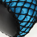 PRADA Hand Bag Satin Blue Gold Auth 157879V-14