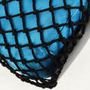 PRADA Hand Bag Satin Blue Gold Auth 157879V-15