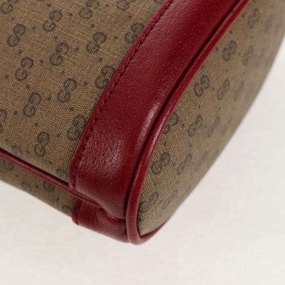 GUCCI Micro GG Supreme Doraemon Mini Bucket Bag PVC Beige 647801 Auth 157883A