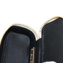 Miu Miu Matelasse Lip Case Charm Leather White Gold Auth 157884M-22