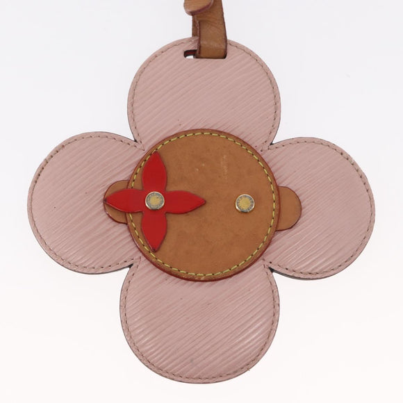 LOUIS VUITTON Epi Bijoux Sac Tag Vivienne Name Tag Pink M69572 LV Auth 157885