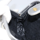 BALLY Pouch Leather Silver Auth 157887-11