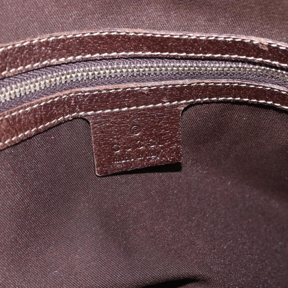 GUCCI GG Canvas Tote Bag Beige Gold 153009 Auth 157903