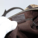 GUCCI GG Canvas Abbey Shoulder Bag Beige Gold 204940 Auth 157904-23