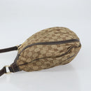 GUCCI GG Canvas Abbey Shoulder Bag Beige Gold 204940 Auth 157904-5