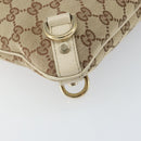 GUCCI GG Canvas Abbey Shoulder Bag Beige Gold 131326 Auth 157905-14