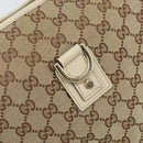 GUCCI GG Canvas Abbey Shoulder Bag Beige Gold 131326 Auth 157905-17