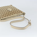 GUCCI GG Canvas Abbey Shoulder Bag Beige Gold 131326 Auth 157905-7