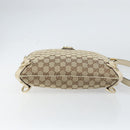 GUCCI GG Canvas Abbey Shoulder Bag Beige Gold 131326 Auth 157905-5