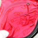 CHANEL Matelasse Cambon Line Shoulder Bag Leather Black Silver CC Auth 157909V-26