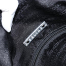 CELINE Hand Bag Leather Silver Auth 157912-15