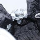 CELINE Hand Bag Leather Silver Auth 157912-17