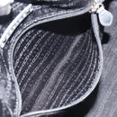 CELINE Hand Bag Leather Silver Auth 157912-20