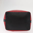 LOUIS VUITTON Epi Petit Noe Shoulder Bag Bicolor Black Red M44017 LV Auth 157914-5