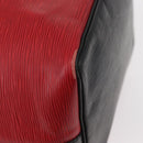 LOUIS VUITTON Epi Petit Noe Shoulder Bag Bicolor Black Red M44017 LV Auth 157914-14