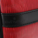 LOUIS VUITTON Epi Petit Noe Shoulder Bag Bicolor Black Red M44017 LV Auth 157914-17