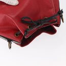 LOUIS VUITTON Epi Petit Noe Shoulder Bag Bicolor Black Red M44017 LV Auth 157914-6