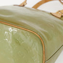 LOUIS VUITTON Monogram Vernis Houston Hand Bag Baby Blue M91005 LV Auth 157916-15
