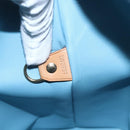 LOUIS VUITTON Monogram Vernis Houston Hand Bag Baby Blue M91005 LV Auth 157916-12
