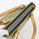 LOUIS VUITTON Monogram Vernis Houston Hand Bag Baby Blue M91005 LV Auth 157916-6