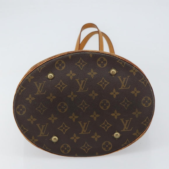 LOUIS VUITTON Monogram Bucket GM Shoulder Bag M42236 LV Auth 157917