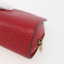 LOUIS VUITTON Epi Dauphine PM Pouch Castilian Red M48447 LV Auth 157922-15