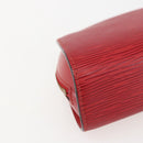 LOUIS VUITTON Epi Dauphine PM Pouch Castilian Red M48447 LV Auth 157922-16