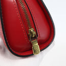 LOUIS VUITTON Epi Dauphine PM Pouch Castilian Red M48447 LV Auth 157922-8