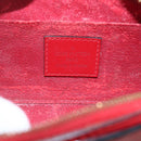 LOUIS VUITTON Epi Dauphine PM Pouch Castilian Red M48447 LV Auth 157922-9