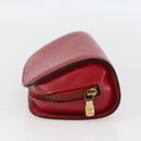 LOUIS VUITTON Epi Dauphine PM Pouch Castilian Red M48447 LV Auth 157922-3