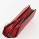 LOUIS VUITTON Epi Dauphine PM Pouch Castilian Red M48447 LV Auth 157922-5