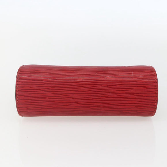 LOUIS VUITTON Epi Dauphine PM Pouch Castilian Red M48447 LV Auth 157922