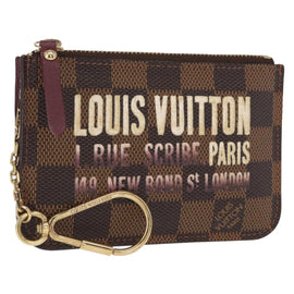 LOUIS VUITTON Damier Ebene Pochette Cles NM Coin Purse N63094 LV Auth 157924V