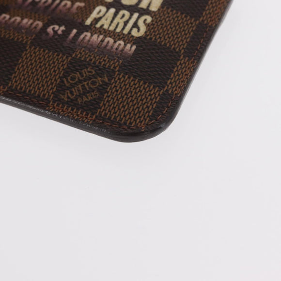 LOUIS VUITTON Damier Ebene Pochette Cles NM Coin Purse N63094 LV Auth 157924V