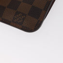 LOUIS VUITTON Damier Ebene Pochette Cles NM Coin Purse N63094 LV Auth 157924V-16