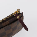 LOUIS VUITTON Damier Ebene Pochette Cles NM Coin Purse N63094 LV Auth 157924V-9